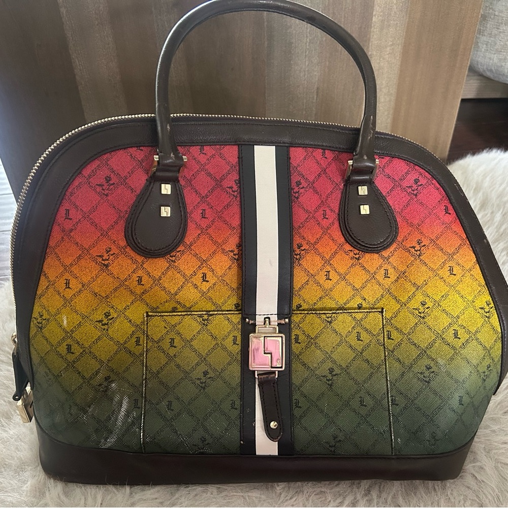 L.A.M.B. Multicolor Gradient Satchel